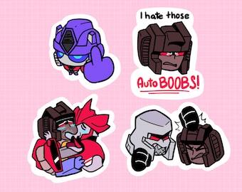 Transformers Silly Stickers