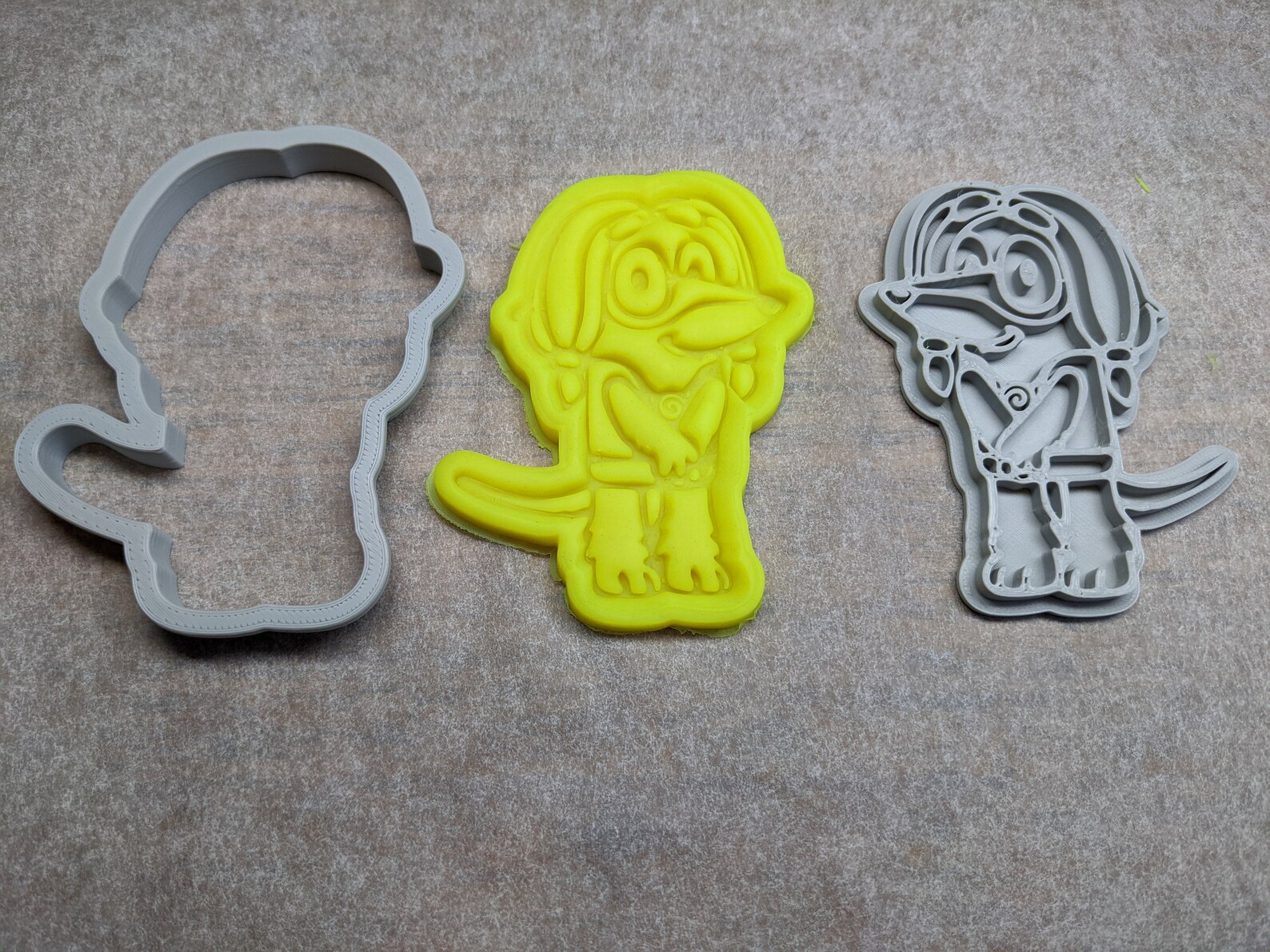 Bluey Cookie Cutter & Embosser Fondant Cutter Set Biscuit Etsy Australia