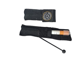 1 - IYQG Glass Cigarette Bat with pouch ( USA )