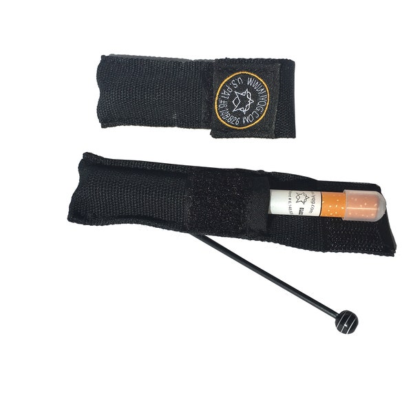 1 - IYQG Glass Cigarette Bat with pouch ( USA )