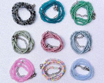 Seed Bead Choker Necklace