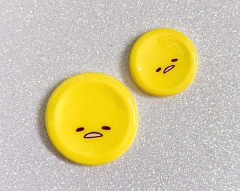 Pedra Anti-Stress Ovo Preguiçoso Gude | Argila Polimérica para Ansiedade | Presente Calmante para Alívio do Estresse