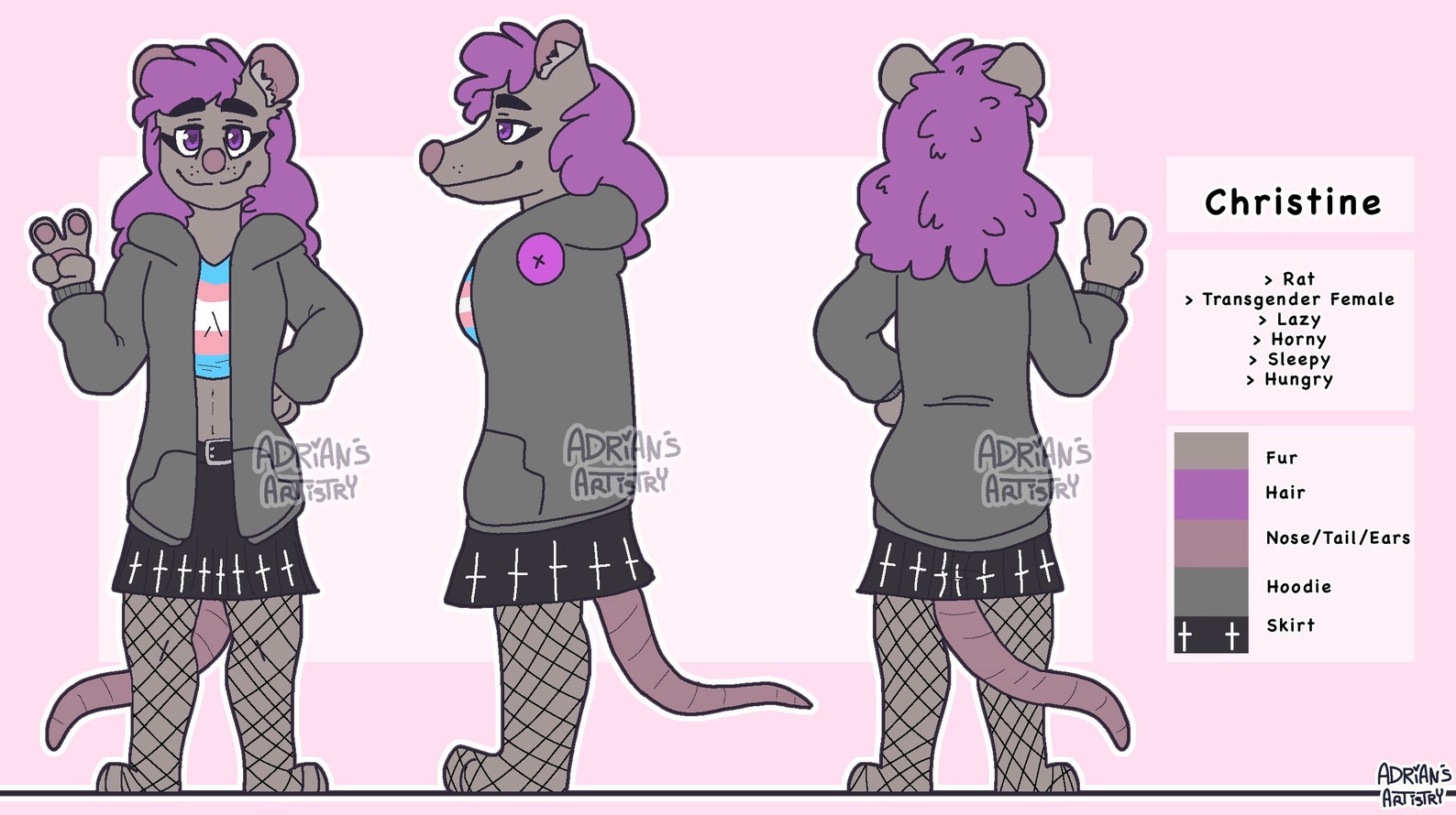 Character/Furry/Fursona/OC Reference Sheet Custom made | Etsy