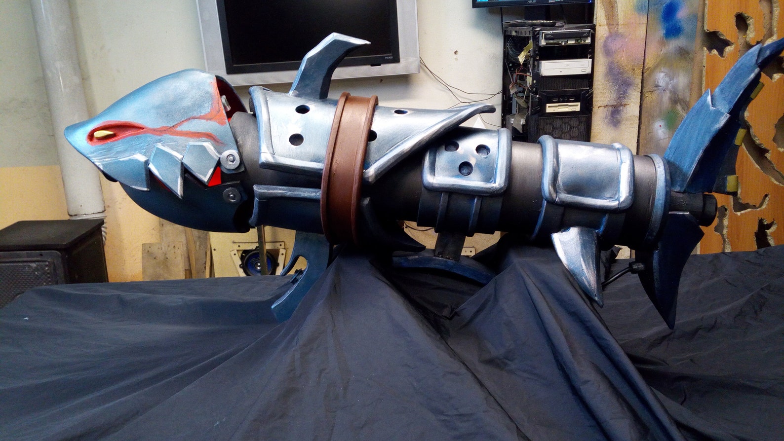 Fishbone Jinx League of Legends Cosplay Metal Color Etsy