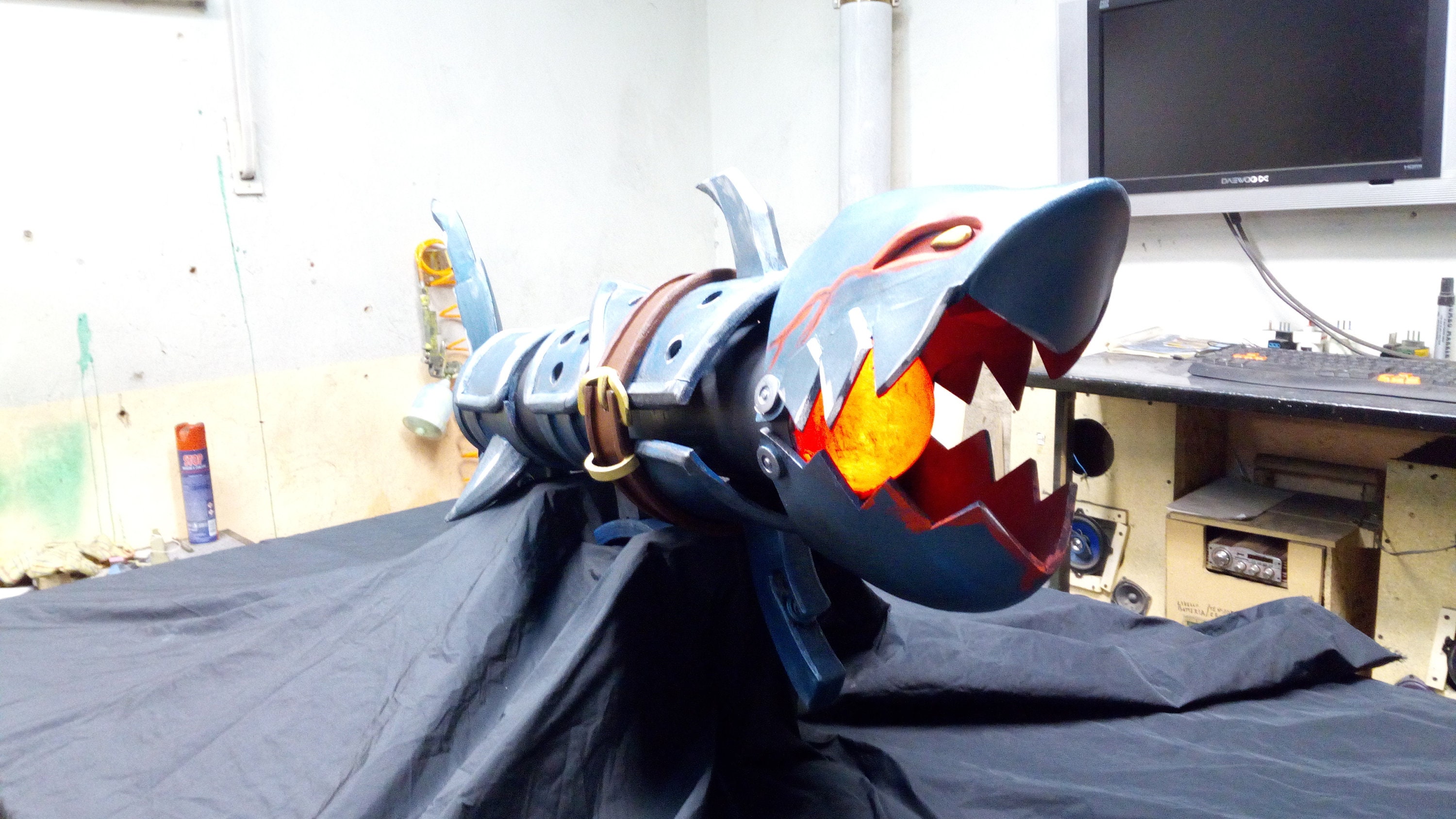 Fishbone Jinx League of Legends Cosplay Metal Color Etsy UK