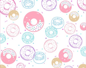 Donut Vinyl, Pattern Vinyl, Pattern Heat Transfer, Printed HTV, HTV Vinyl, Donut Pattern, HTV or Adhesive Vinyl