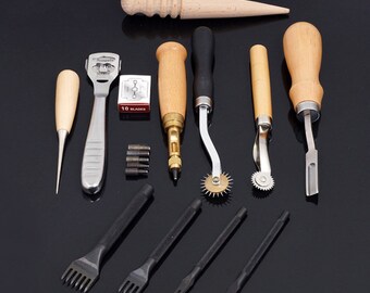Schälmesser Leder Handwerkzeuge für Handarbeit DIY japanischen Stil Handwerk 