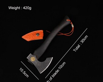 Outdoor Viking Tomahawk Handbijl Camping Hatchet EDC Bijl Handgereedschap Houten handvat