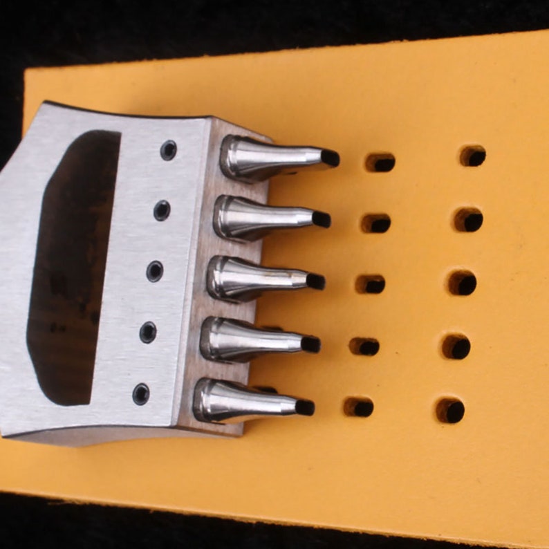 Leather Craft Watch Band strap Oval Hole Punch Tools Stitching 3mm x 2mm Tool
