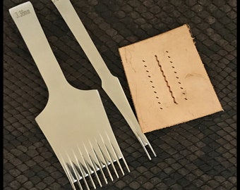 Leder Handwerk Olive Form Stricken Bügeleisen Nähen Schnürung Stanzmeißel Werkzeuge Baver&Beagle Co-Branded