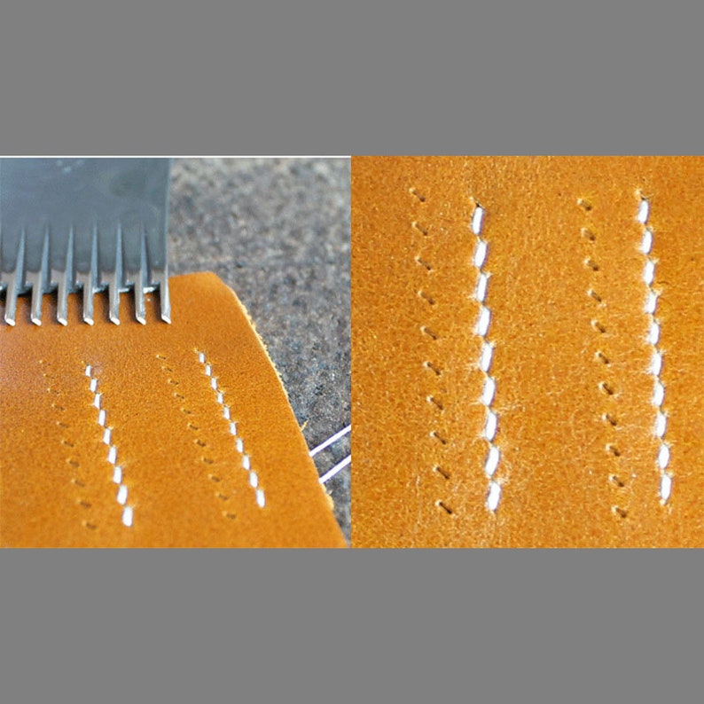 French Style Leather Craft Black Color Pricking Irons Etsy