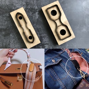 Leather craft Shoulder Belt Head Bag Strap End Template Cutting mould  Japan Steel blade Cutter Die