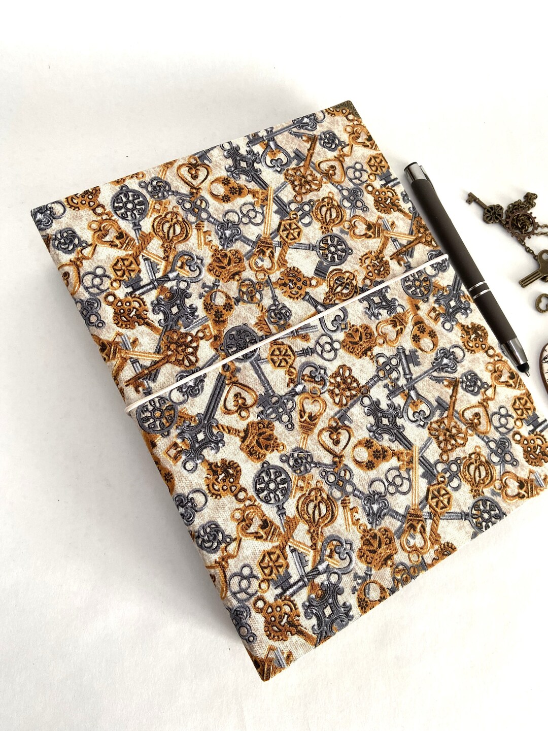 Steampunk Covered A5 2 Ring Binder Planner, Organiser, Album, Journal, Notebook. Refillable and