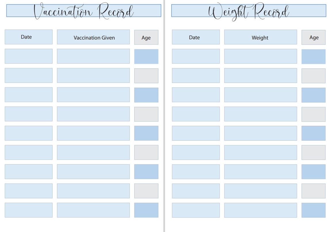 Dog Planner and Pet Organiser Printable PDF Etsy