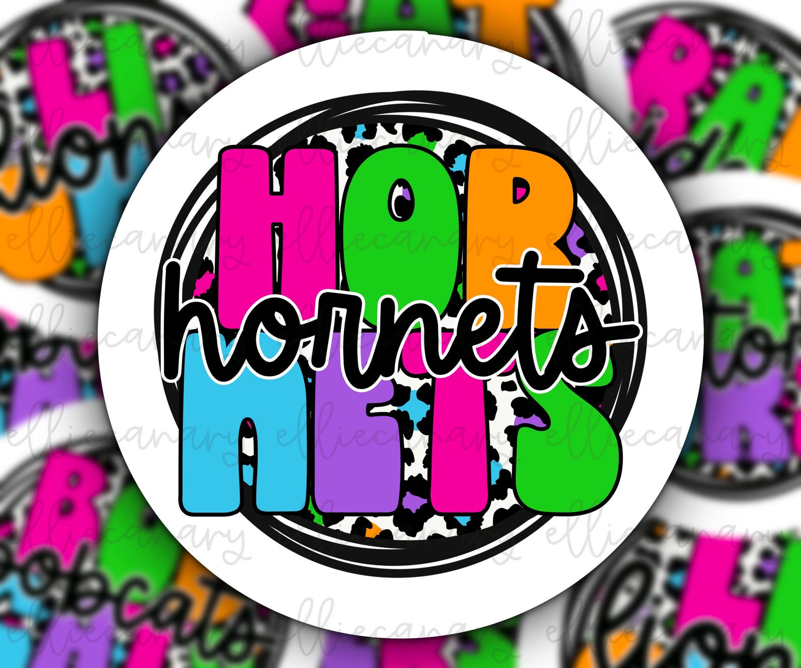 Mascot Sticker, Weatherproof Water Resistant Glossy Vinyl