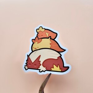 Cute 2inch Gen 3 Mochi Pokemon Die Cut Stickers; Torchic/mudkip/treeko ...