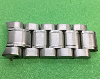 18mm 316L S/S replacement four-link with end link for Omega Speedmaster Co-Axial 38mm bracelet