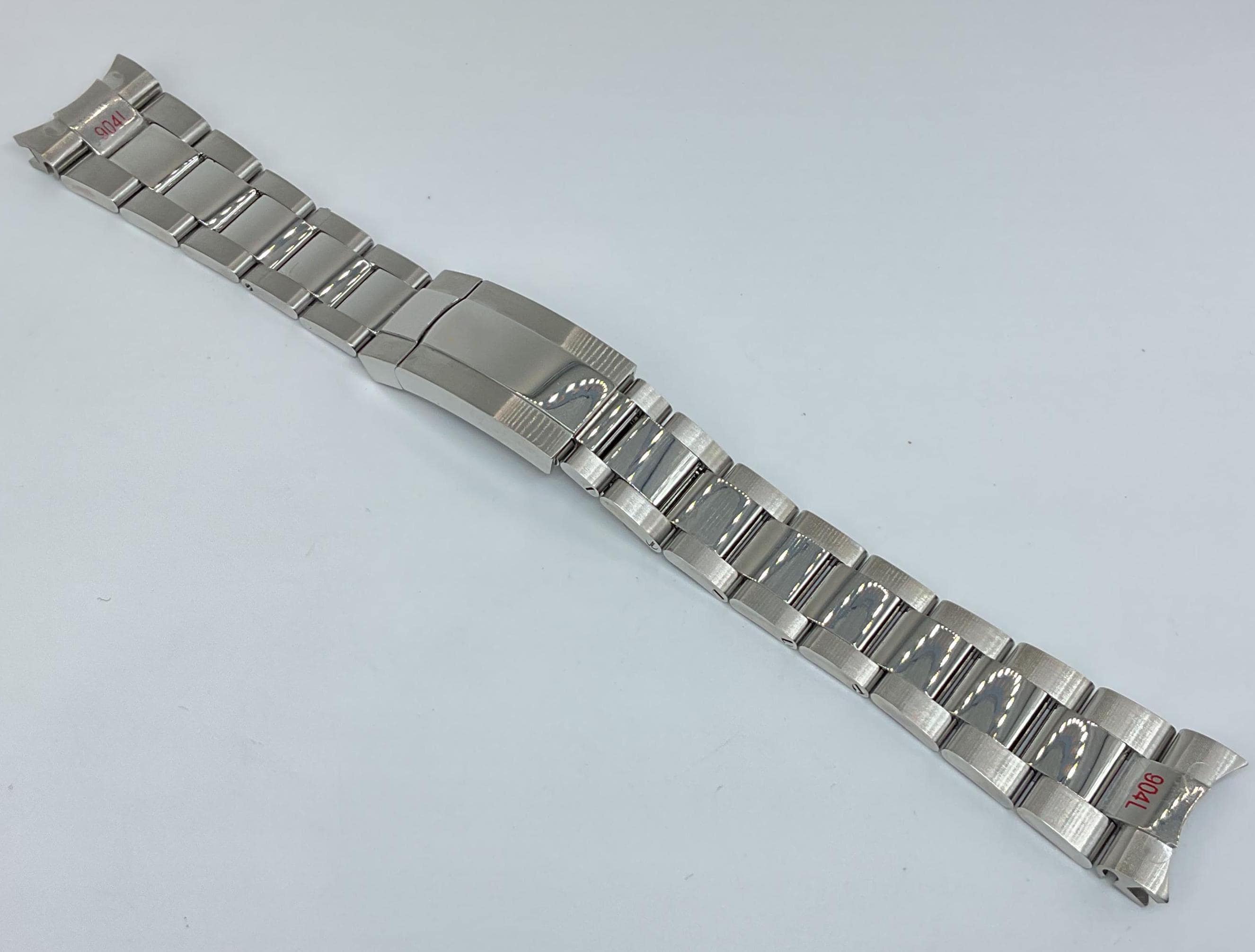 ピスト 20MM Forged Premium Oyster Bracelet for Rolex Date Just 36mm