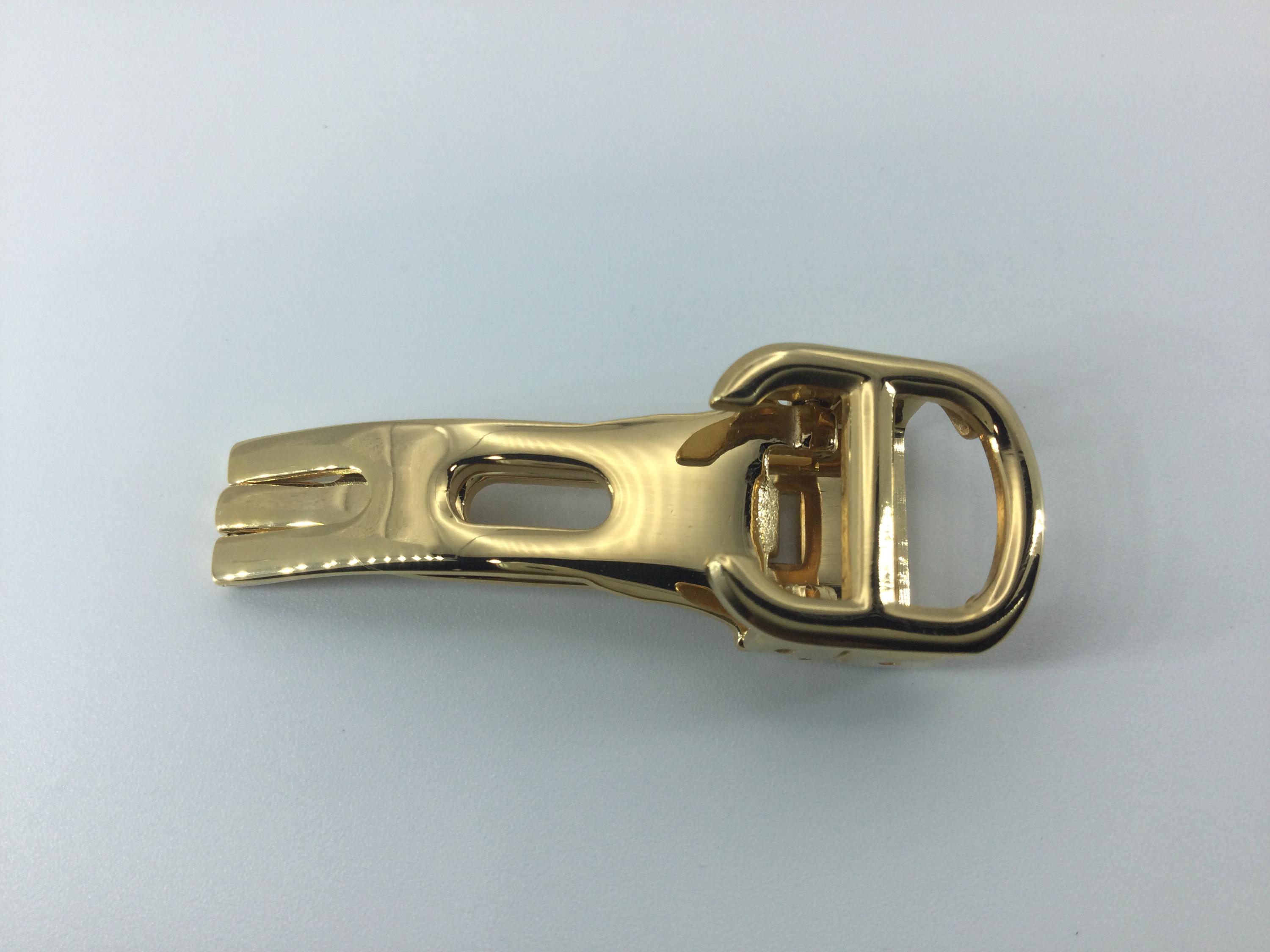 12 14 16 18 20mm Yellow Deployment Buckle for Cartier Leather