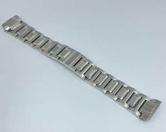 Pasek ze stali nierdzewnej 23 mm: kompatybilny z zegarkiem Tag Heuer Monaco LS