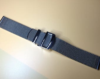 Quality 22mm replacement fine mesh watch bracelet for IWC LePetit Prince Mark Portofino Portugieser