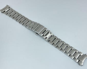 Pulsera de banda sólida de 20 mm para Omega Aqua Terra 220 12 41 cepillado de 42 mm