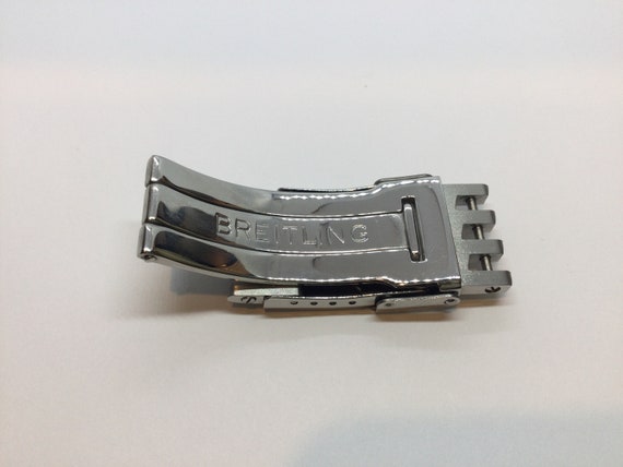 18mm replacement deployment buckle for 22mm Breitling Chronomatic Bracelet 433A High polished