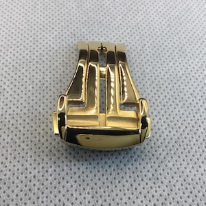 20mm Deployment buckle for Omega Seamaster Speedmaster leather straps Shiny