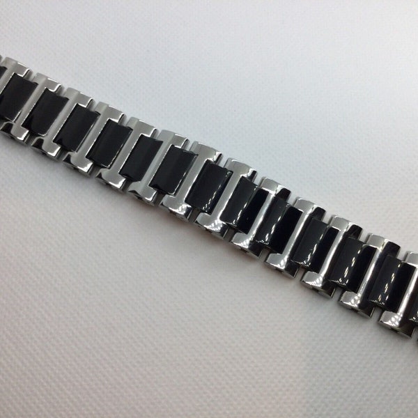 Top Quality 22mm 316L S/S solid band bracelet for Montblanc Timewalker 43mm Black