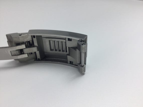 ラジャスシールド 17MM Premium CNC Glide Lock Buckle Clasp for Rolex Explorer II