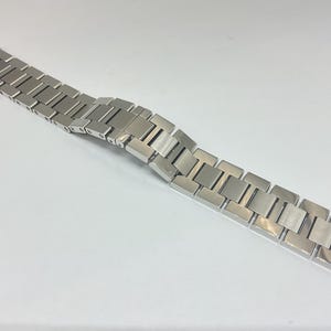Top Quality 18mm Watch Band Bracelet Compatible with Cartier Tank Solo Ronde