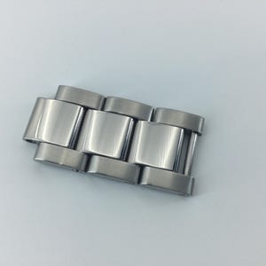 Quality 316L S/S Oyster Three Links for 5-Series Oyster Bracelet Shiny Center