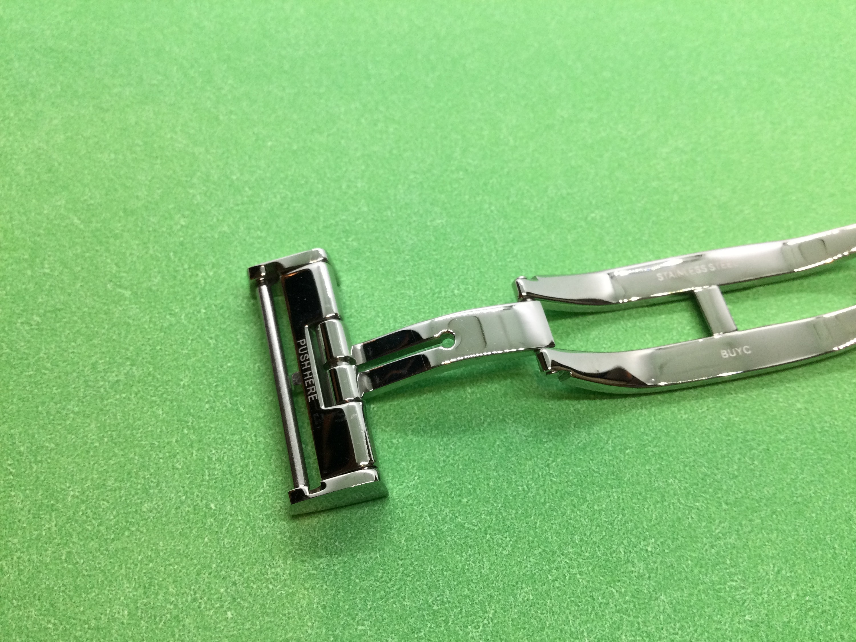 Authentic Jaeger Lecoultre 20mm Deployment Buckle for Leather