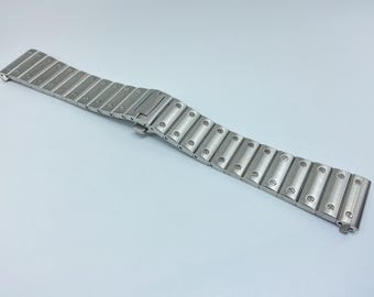 21mm Stainless Steel Watch Band Compatible with Cartier Santos Large