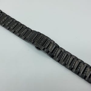 22mm Stainless Steel Watchband Compatible with Samsung Galaxy Watch Gear S3 Replacement Band Wrist Strap Black