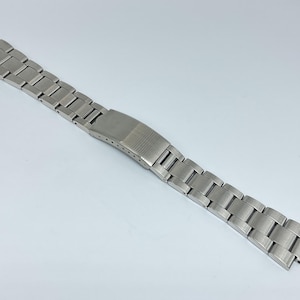 22mm 316L Solid Stainless Steel Band Bracelet Compatible With Vintage Omega Speedmaster Geneve
