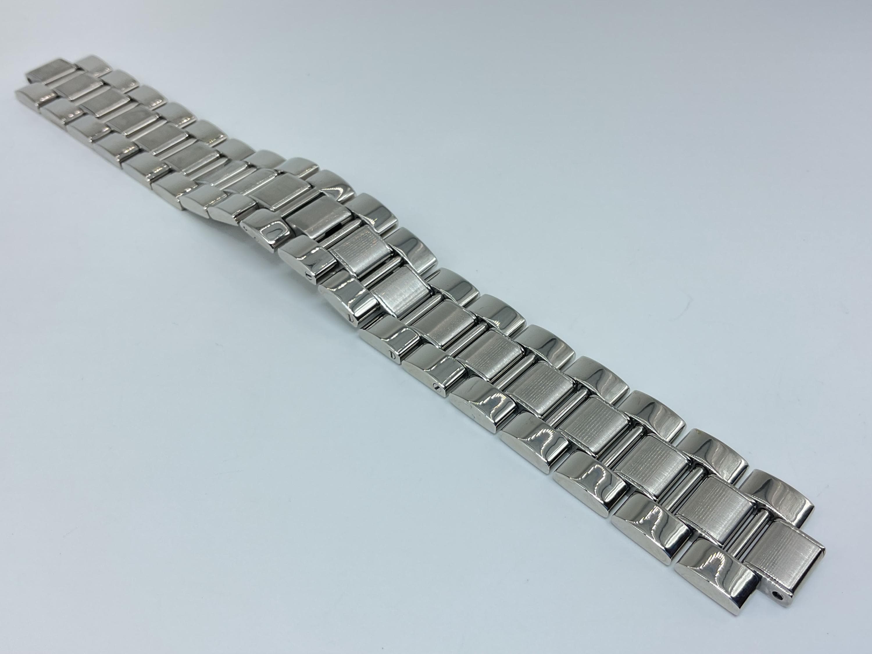 カルティエ　クラシック・シンプルバンド　　M 21mm Bracelet for Cartier Must-21 Chronoscaph 2424 W10125U2