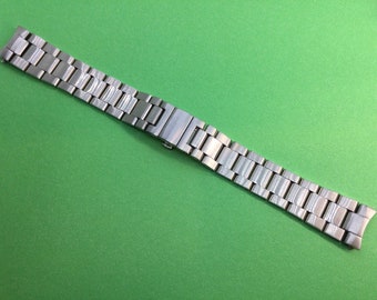 20mm solid band bracelet for 41mm Omega Aqua Terra 220 12 41 Brushed