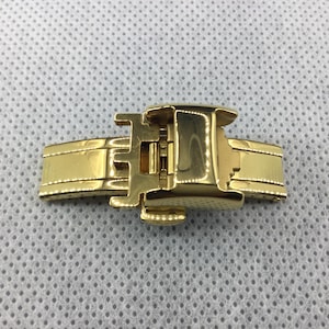 Top Quality 12mm Yellow Deployment Buckle for Longines Watch Straps