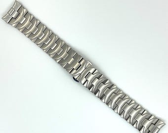 Pulseira de relógio de aço inoxidável de 24 mm: compatível com Panerai Luminor Marina de 44 mm