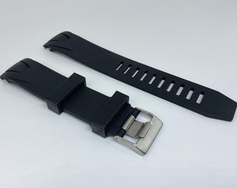 Correas de caucho de 20 mm de calidad compatibles con Omega Seamaster Speedmaster Planet Ocean