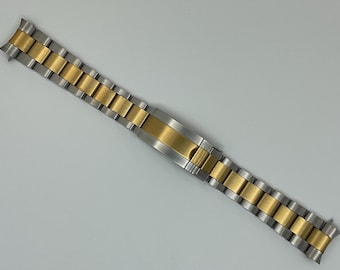 20 mm solides zweifarbiges Oyster Band Armband für Armbanduhr