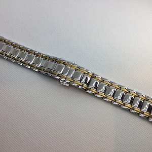 22mm Two-Tone Stainless Steel Watch Band for Citizen NH8290-59B
