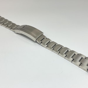 20mm Solid Oyster Band Bracelet Compatible with Rolex Vintage GMT Master Full Glide Lock