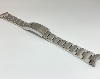 20 mm Massives Austernband Armband Kompatibel mit Stylebook GMT Master Pull Glide Lock