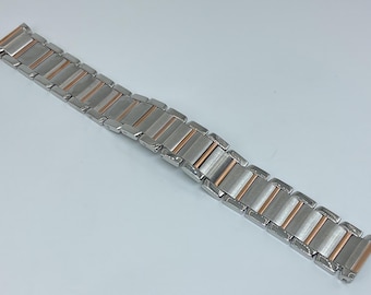Cartier ステンレススチール リンクブレスレット 19mm Stainless Steel Seven Link Watch Bracelet: Quick Release - Etsy