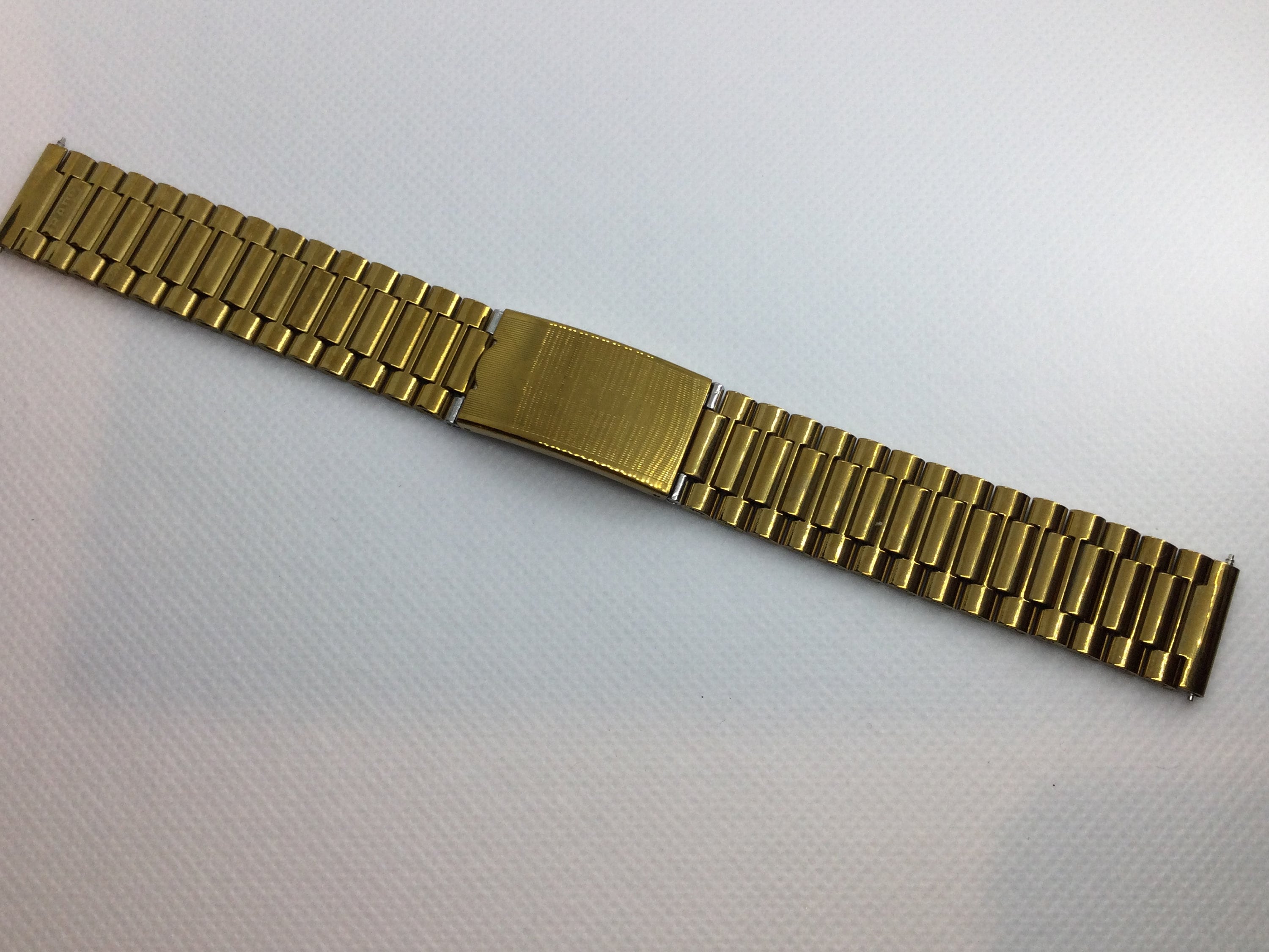 MEN039S RADO Diastar Bracelet strap Ref 00750 Gold Plated 18mm Used   eBay