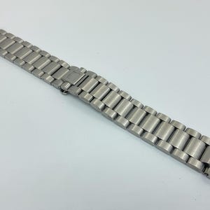 20mm 316L Solid Stainless Steel Band Bracelet Compatible With Omega Planet Ocean JAMES BOND 007