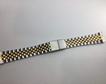 19mm Two-Tone Jubilee Bracelet for Vintage Oyster Date