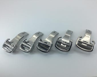 Cartier Leather Strap Buckle: 316L Stainless Steel Deployment Clasp